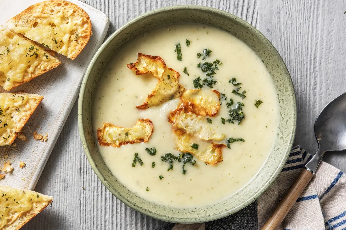 Potage Céleri – Noisette – Chorizo