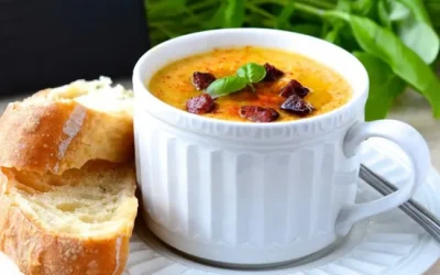 Velouté de Céleri rave au chorizo