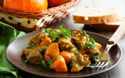 Sauté de bœuf et potimarron